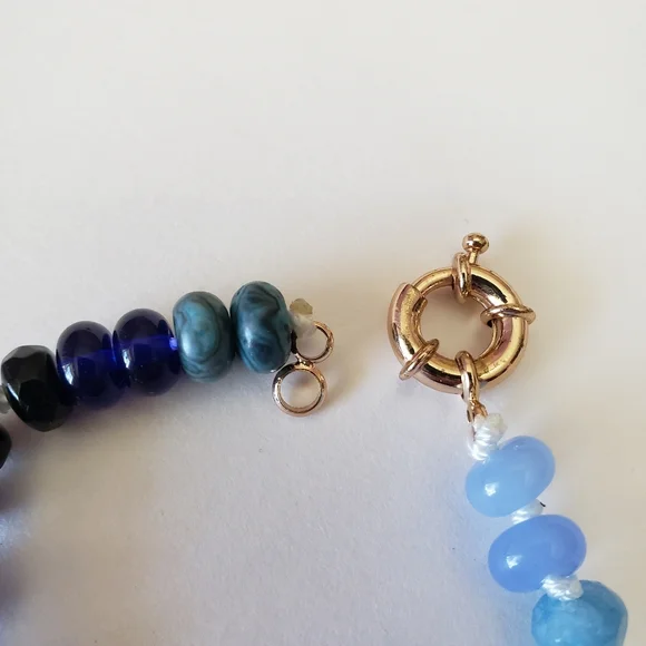 New Trendy Natural Stone Bracelet For Women Colorful Boho Luxury Design - Picture 5 of 5